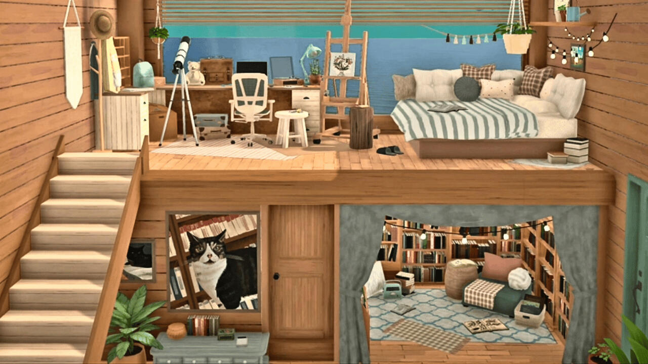 Paralives Split-Level Loft